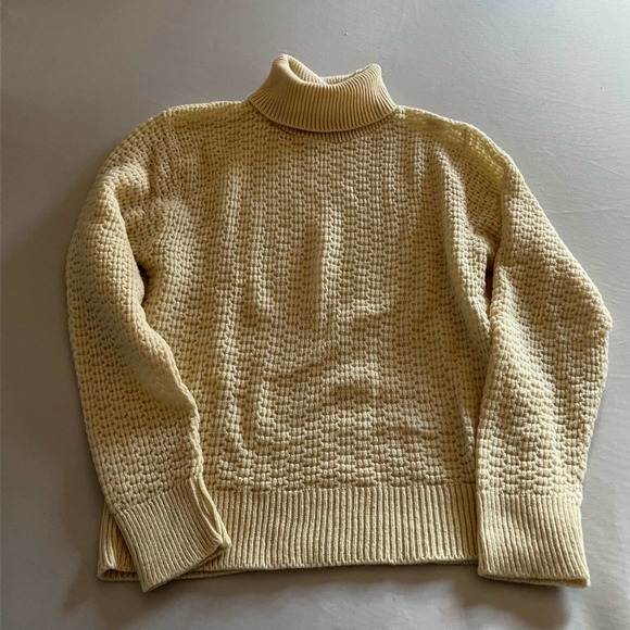 VINTAGE esprit by campus ivory turtleneck sweater M - Picture 1 of 6